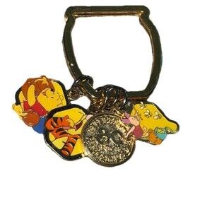 Vintage Disney Celebrating 80 Years Of Adventures WINNIE THE POOH Charms SET